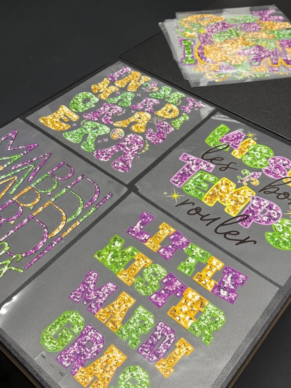 17 Mardi Gras DTF Transfers Ready To Press Heat Transfer Bundle